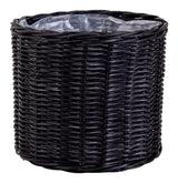 Bogor Basket, 4 round baskets, black