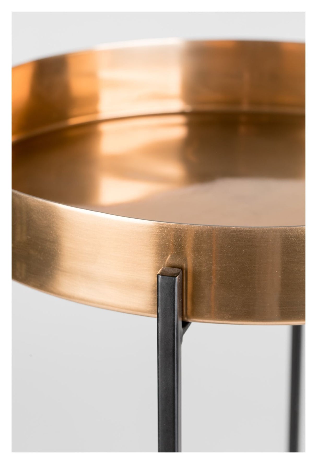 Another Marble Side Table, Brass, Ø37