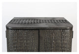 Ava Morgana Bar cupboard, Crocodile leather look