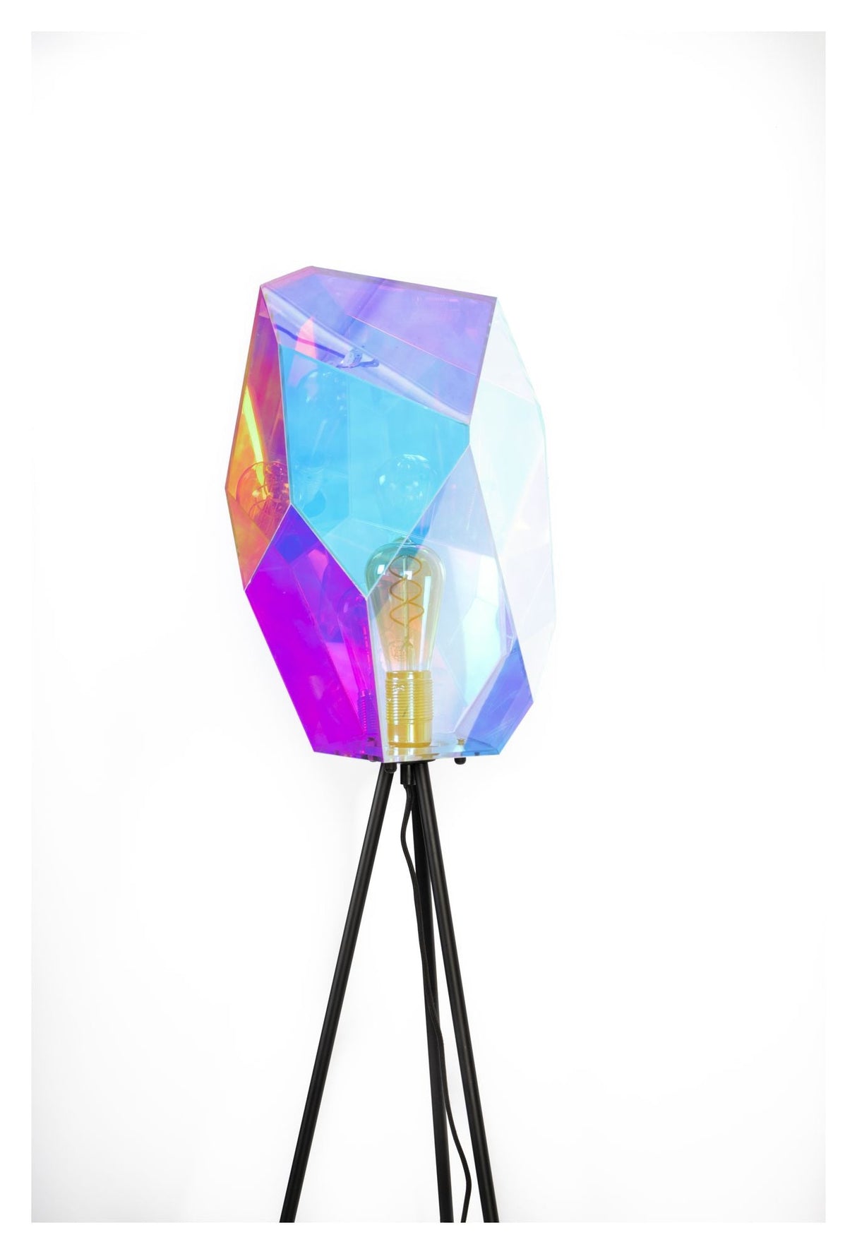 Diamond Dear Floor Lamp, Holographic