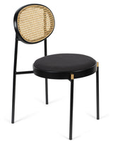 Don´t Stop The Webbing Dining Chair, Black, Rattan