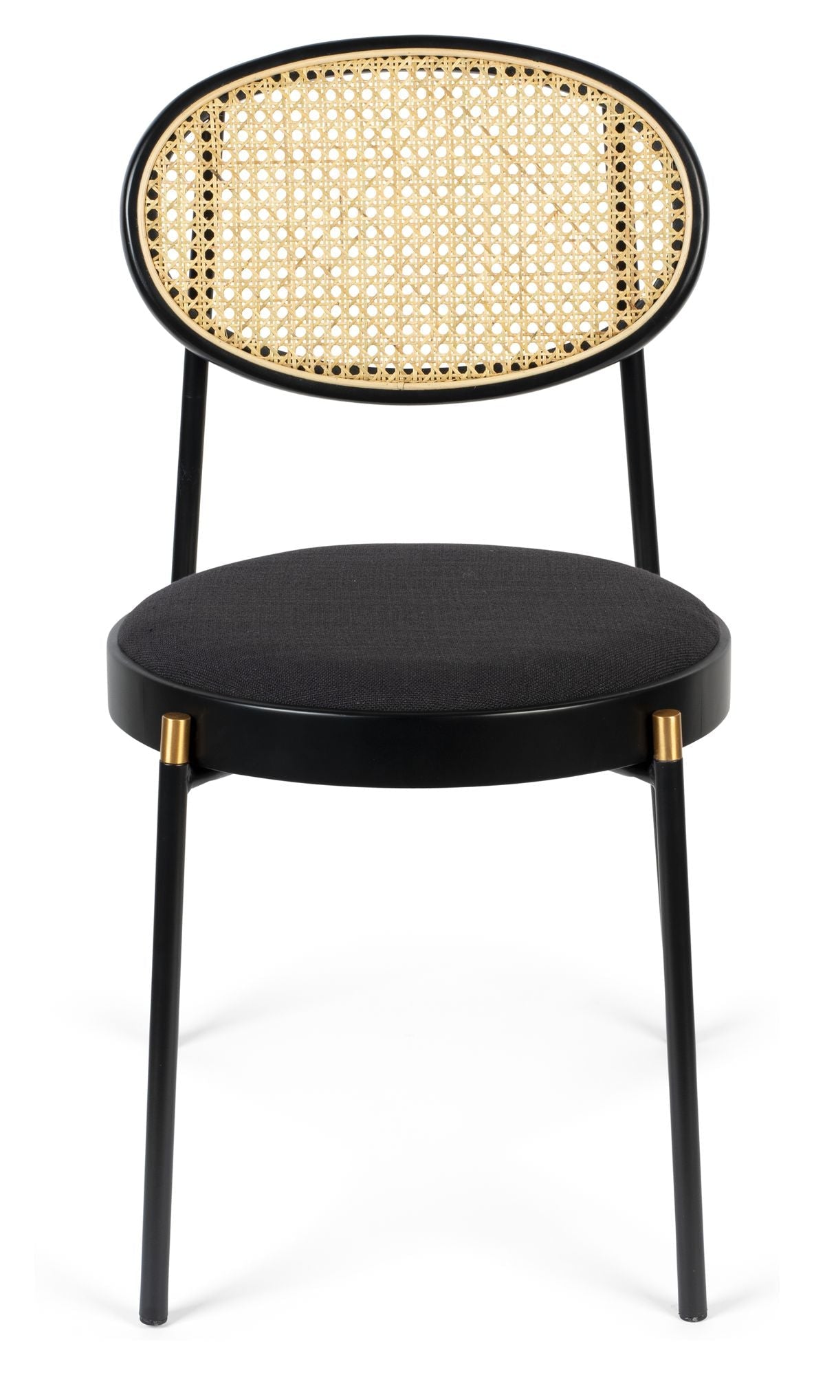 Don´t Stop The Webbing Dining Chair, Black, Rattan