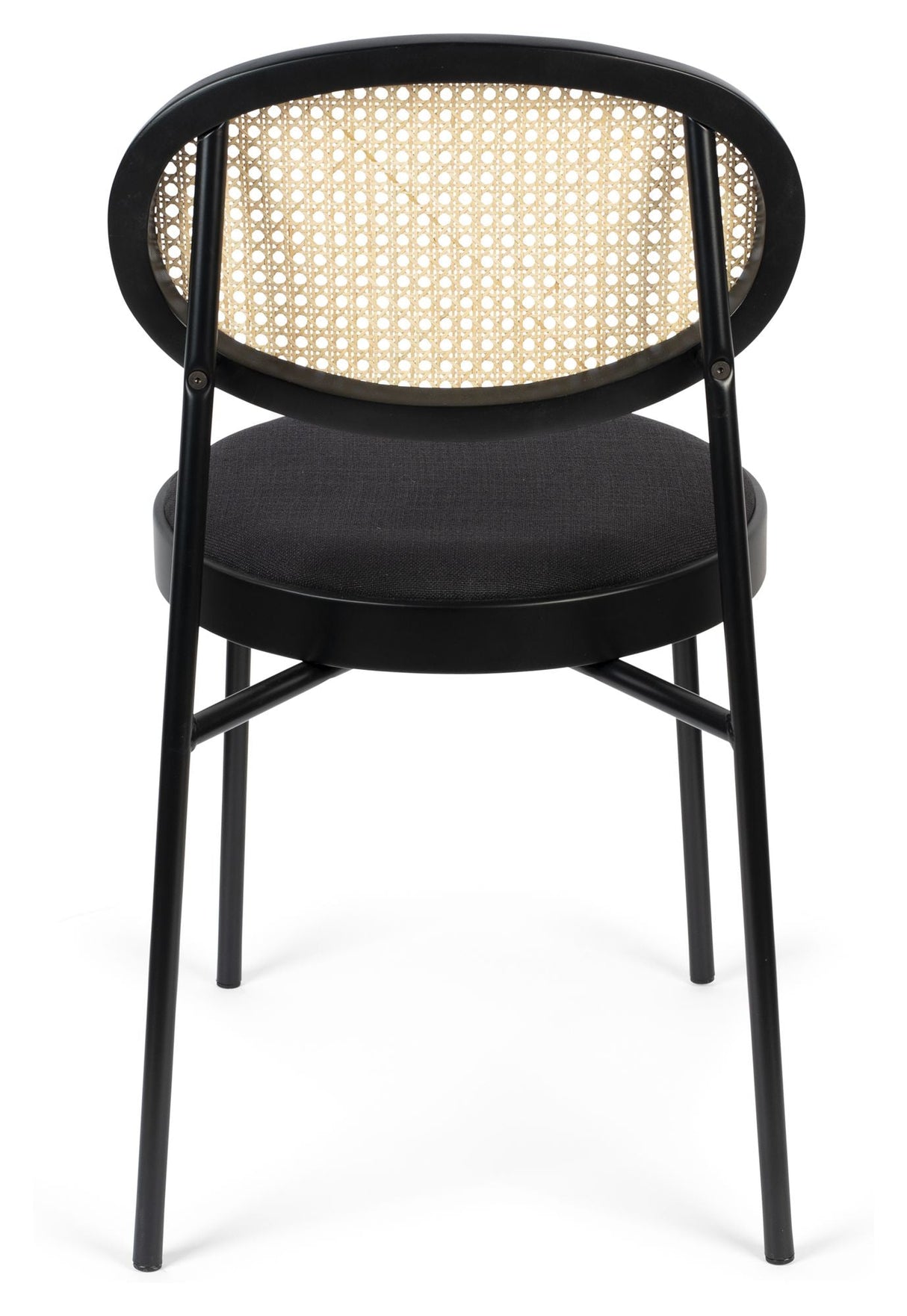 Don´t Stop The Webbing Dining Chair, Black, Rattan