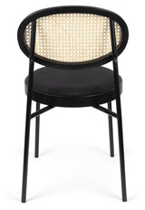 Don´t Stop The Webbing Dining Chair, Black, Rattan