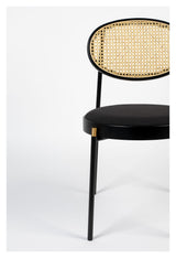 Don´t Stop The Webbing Dining Chair, Black, Rattan