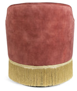 Fringe Me Up Lounge Chair, Rosa Velour