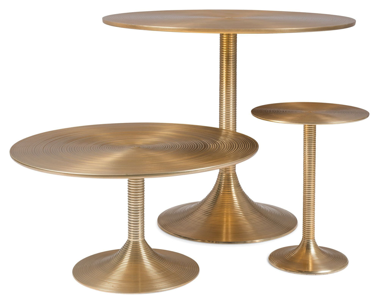 Hypnotising Side Table Gold, Ø37