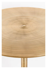 Hypnotising Dining table, Gold, Ø92