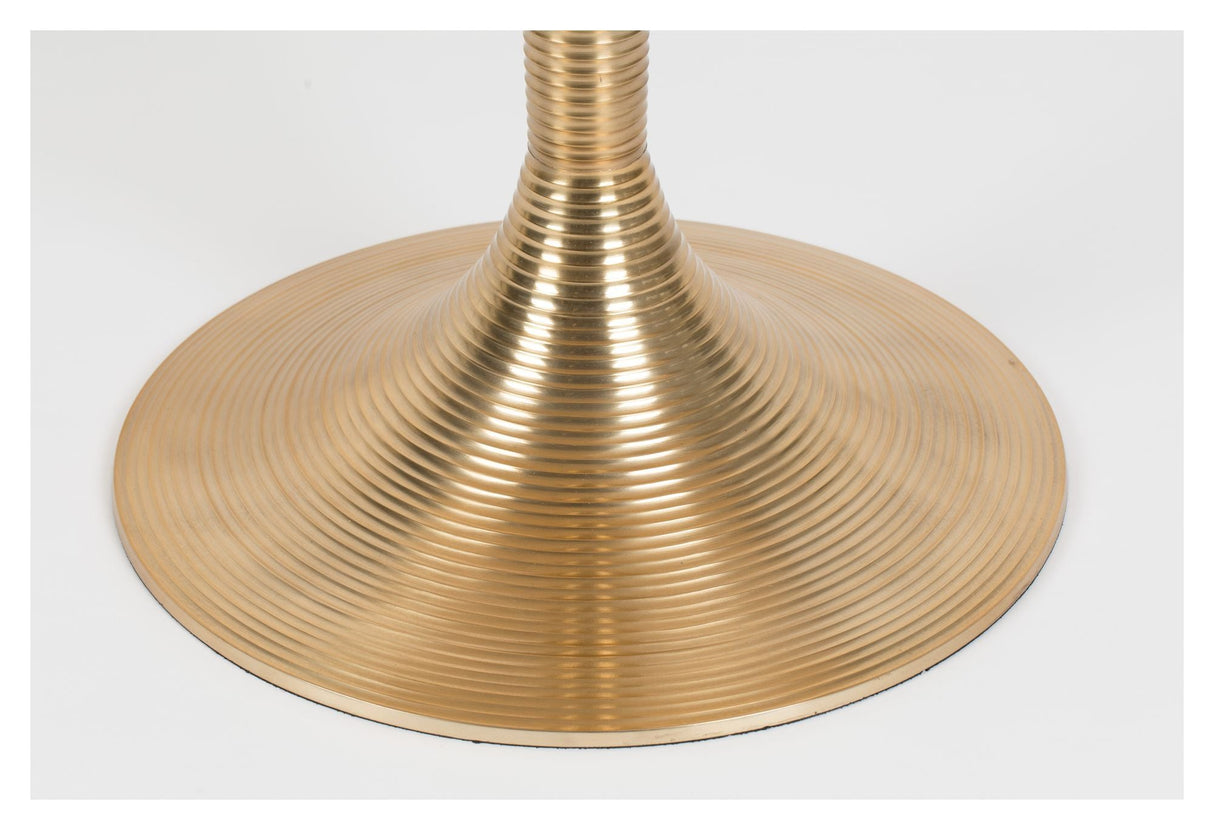 Hypnotising Dining table, Gold, Ø92