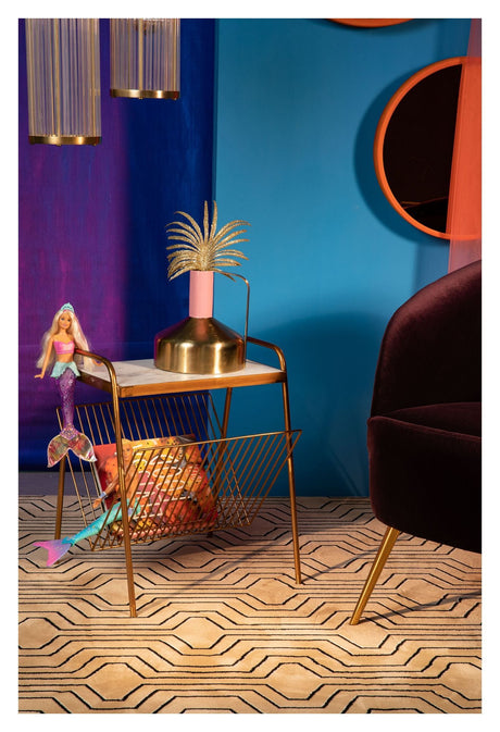 Keep it Tidy Side Table - Brass