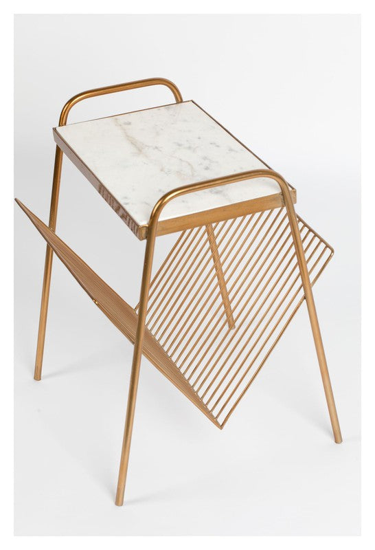 Keep it Tidy Side Table - Brass