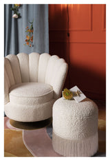 Mother of All Shells Lounge Chair - Teddy Offwhite