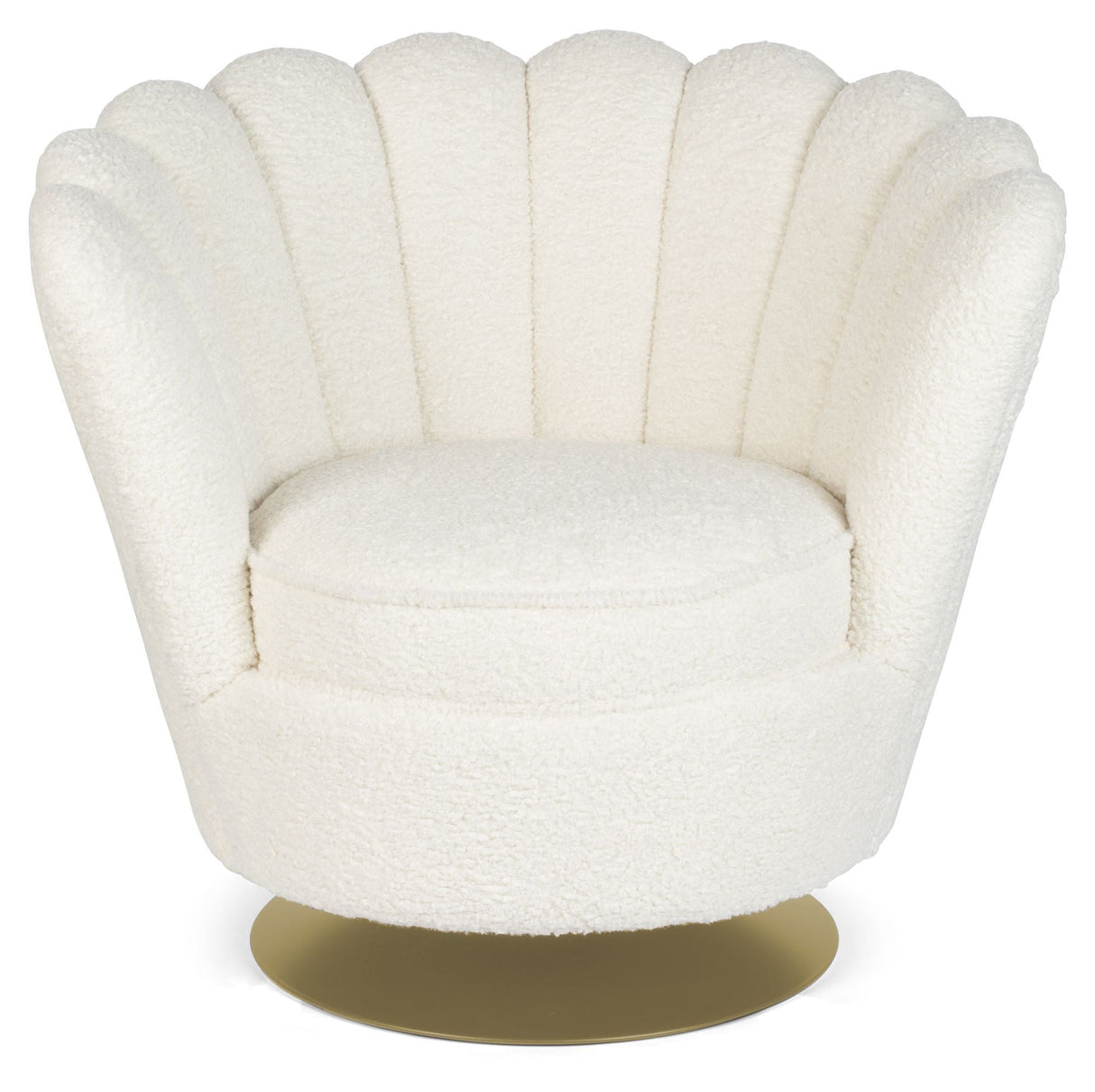 Mother of All Shells Lounge Chair - Teddy Offwhite