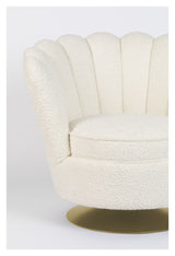 Mother of All Shells Lounge Chair - Teddy Offwhite