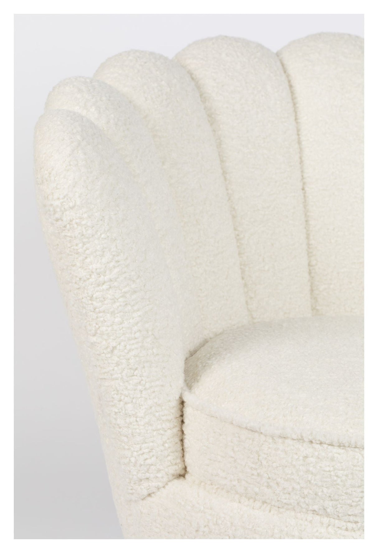 Mother of All Shells Lounge Chair - Teddy Offwhite