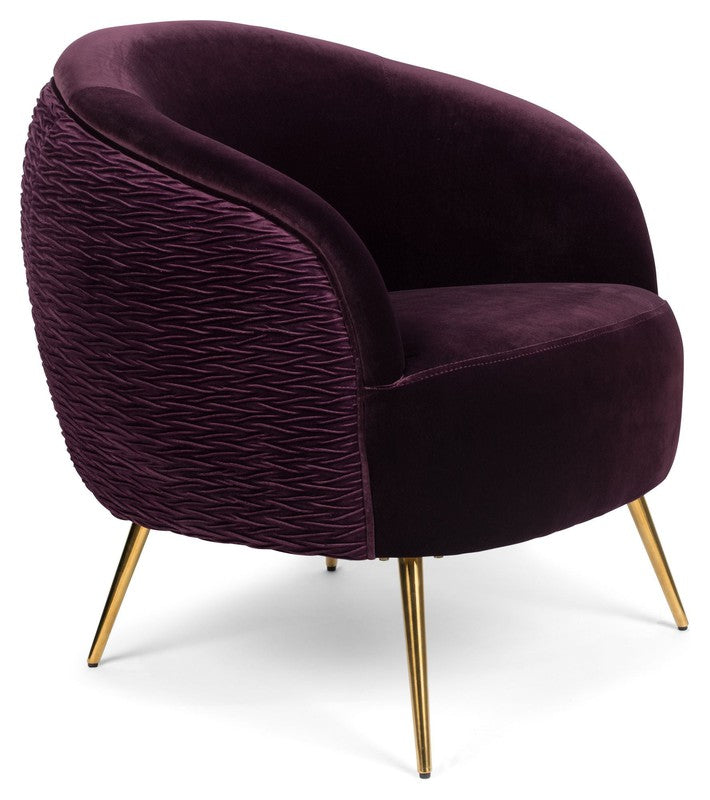 So Curvy Lounge Chair, Purple