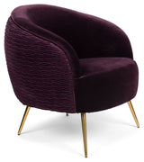 So Curvy Lounge Chair, Purple