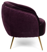 So Curvy Lounge Chair, Purple