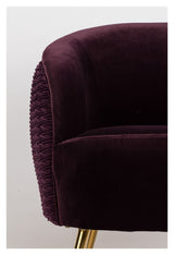 So Curvy Lounge Chair, Purple