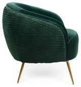 So Curvy Lounge Chair - Dark Green