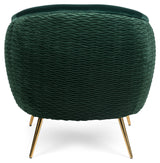 So Curvy Lounge Chair - Dark Green