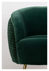 So Curvy Lounge Chair - Dark Green