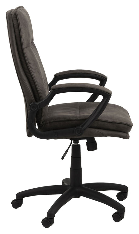 Brad Office chair with armrests, Anthracite