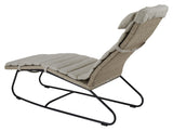 Akleja Sun trolley with cushion, Beige polyrattan