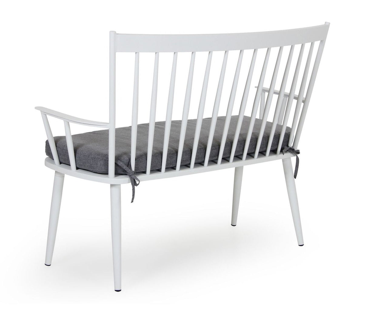 Brafab Alvena Coffee bench with cushion, Mat white