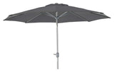 Brafab Andria Parasol, Light gray/alu