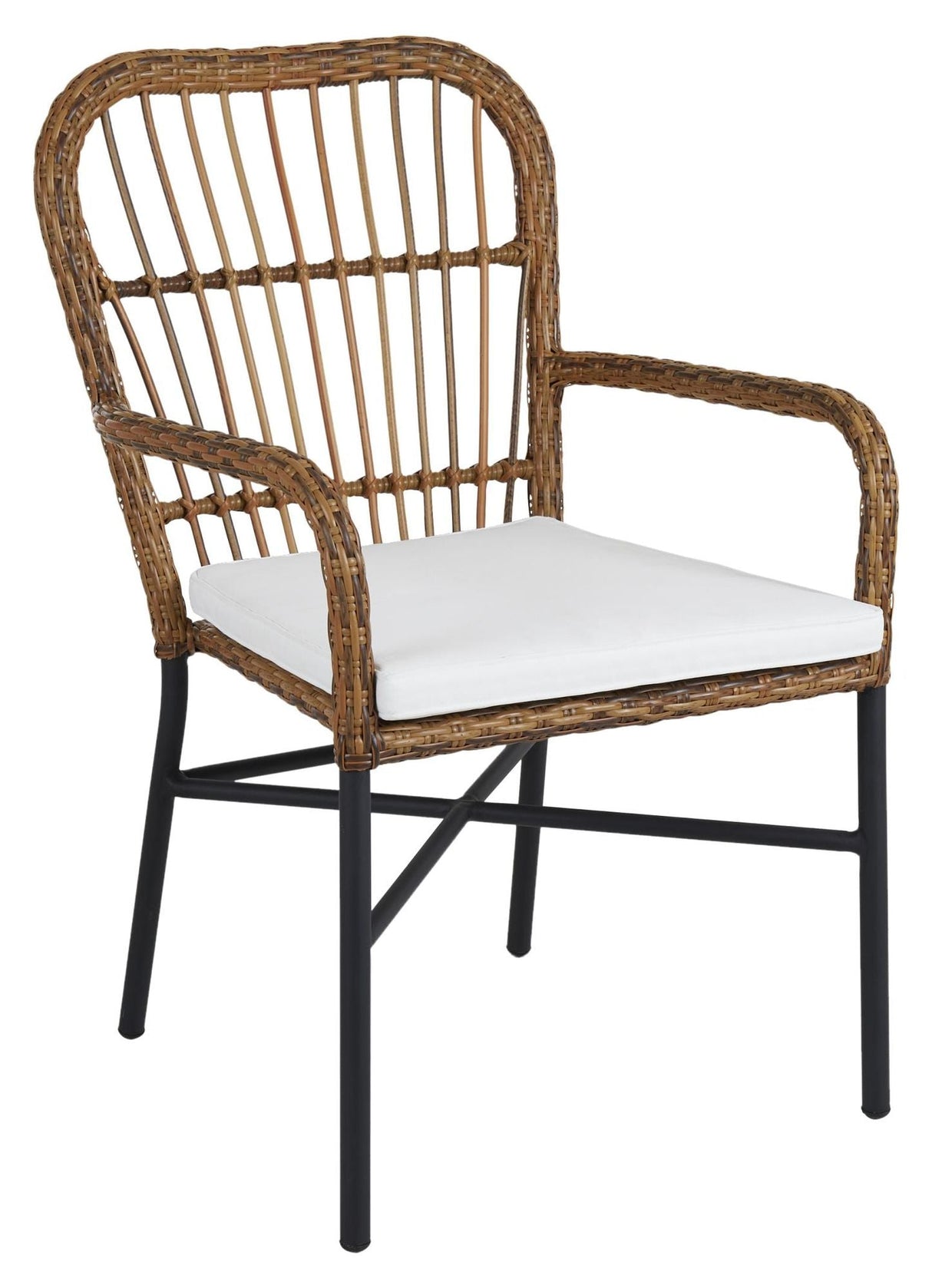 Anemon Garden Chair with Cushion, Polyrattan