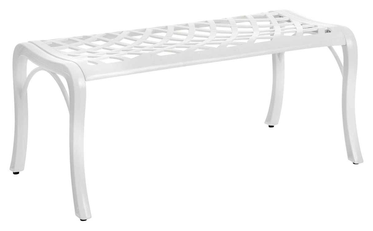 Brafab Arras Bench, White