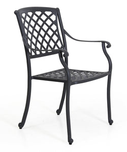 Brafab Arras Garden Chair with armrests, Gray