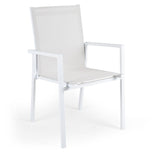 Brafab Avanti Garden Chair, White/Off White