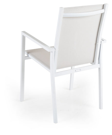 Brafab Avanti Garden Chair, White/Off White