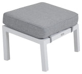 Brafab Belfort Footstool, White/Light Gray