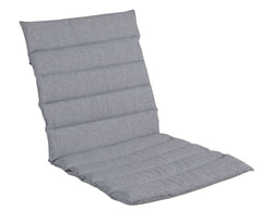 Delia garden cushion for lounge chair, light gray