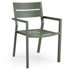 Brafab Delia Garden Chair w/armrests, Moss green