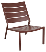 Brafab Delia Lounge Chair, Burned Paprika Alu