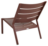 Brafab Delia Lounge Chair, Burned Paprika Alu