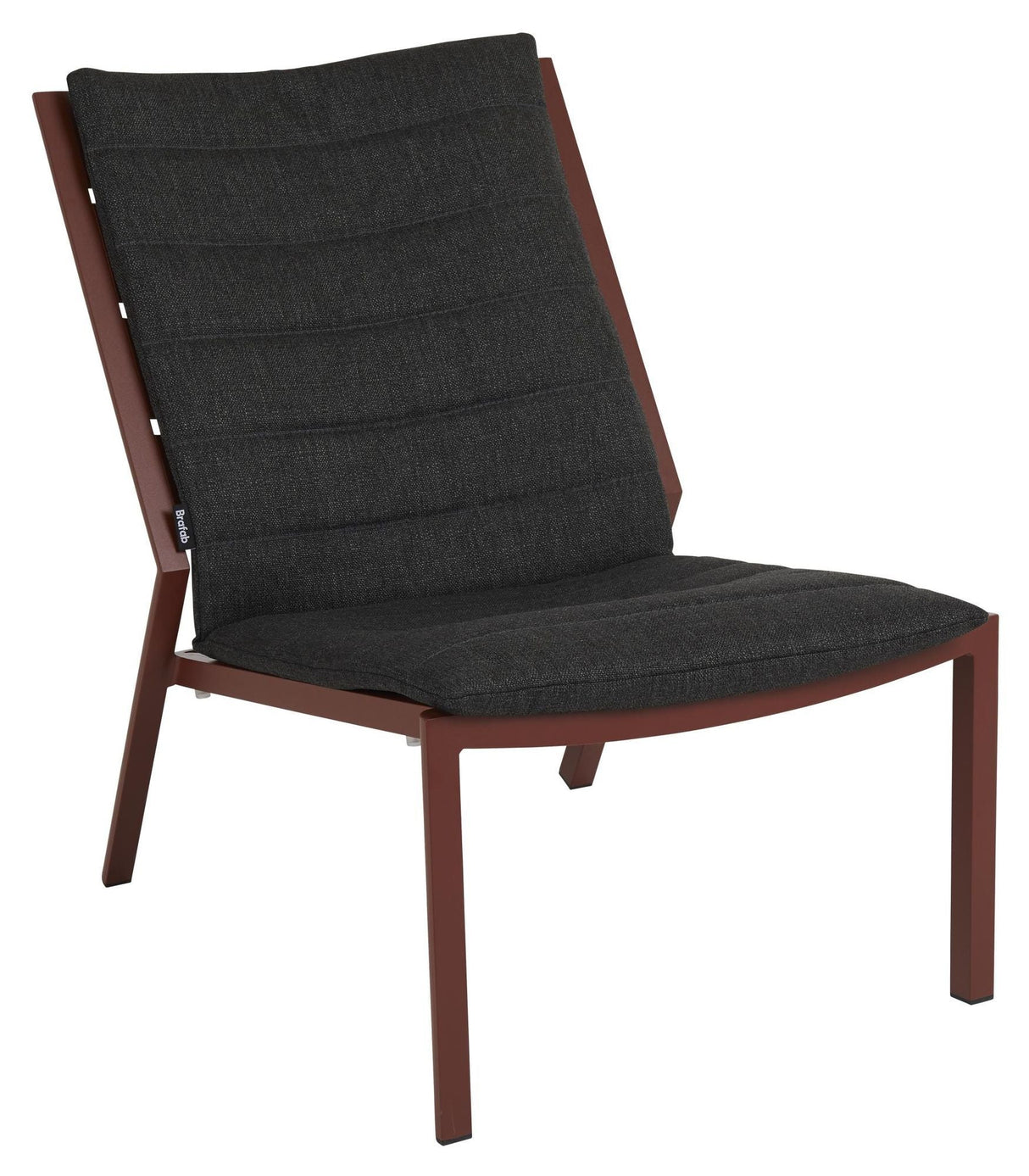 Brafab Delia Lounge Chair, Burned Paprika Alu