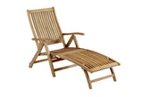 Everton Deckchair, solid Acacia