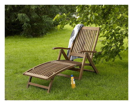 Everton Deckchair, solid Acacia