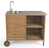 Brafab Figlia Outdoor Kitchen Teak, Gray