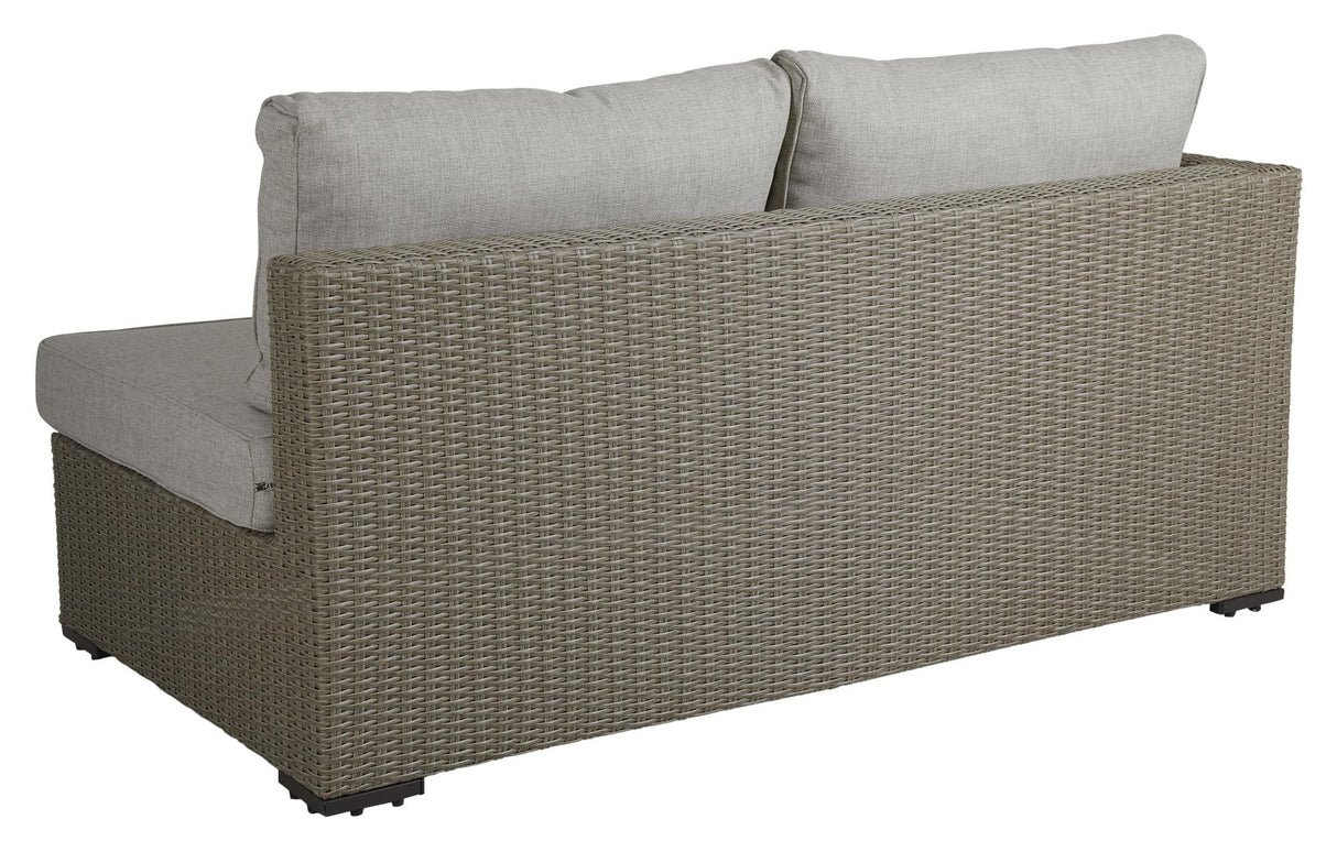 Funkia Lounge Module Right/Left w. cushion, Beige wicker