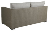 Funkia Lounge Module Right/Left w. cushion, Beige wicker