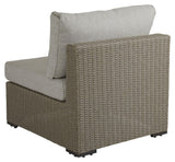 Funkia Lounge Module Mid Cushion Beige Wicker