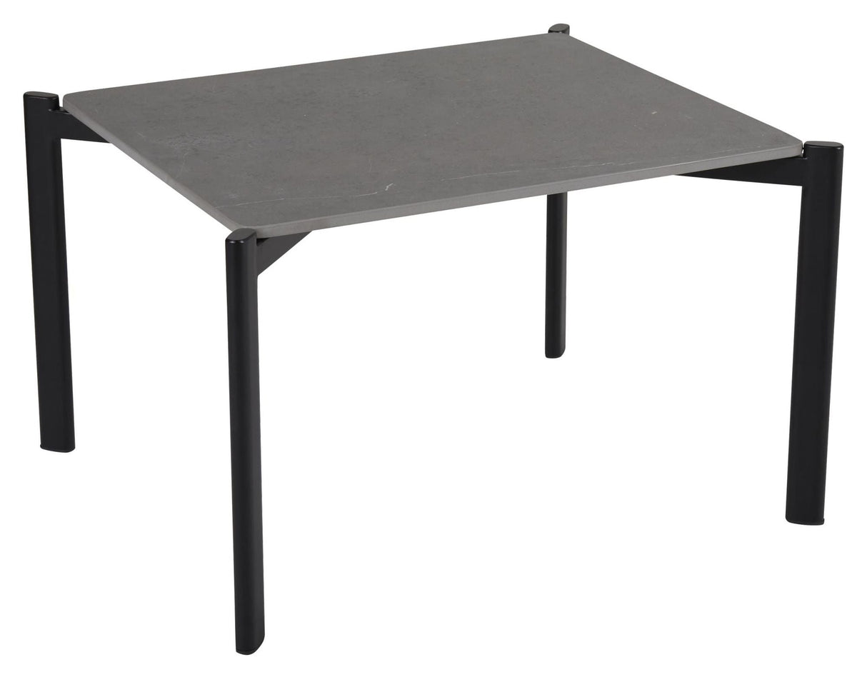 Hallavara Lounge Table Metal, 56x66, Black