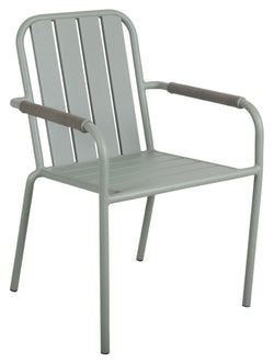 Innes Garden Chair w. arm, Dusty Green