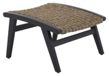 Kira footstool, black